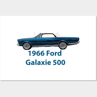 1966 Ford Galaxie 500 Posters and Art